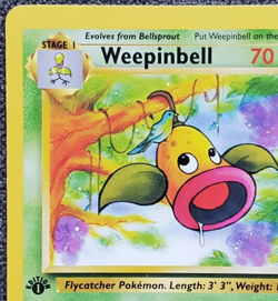 1st Edition Weepinbell - Jungle - #48/64 - Vintage Pokemon Card 1999 WOTC - Image 2