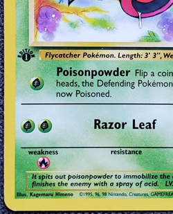 1st Edition Weepinbell - Jungle - #48/64 - Vintage Pokemon Card 1999 WOTC - Image 5