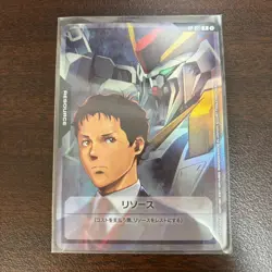 Gundam Card Game Hathaway Noa & Xi Gundam RP-021 Resource PROMO FOIL JAPANESE - Image 1