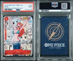 PSA 9 Nami OP01-016 Manga Alt Art ONE PIECE Card The Best Japanese PRB-01 - Image 3