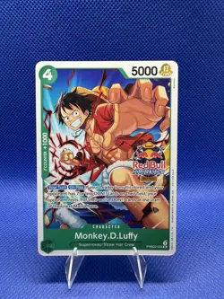 One Piece Card Game Red Bull 2026 Event Luffy + event Don cards See Description - Image 2