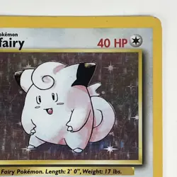 Pokemon TCG Cards Clefairy 5/102 Base Set Holo Rare - Image 3