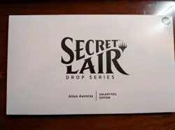 MTG Secret Lair Alien Auroras Galaxy FOIL - Sealed - SLD - Original Print Run - Image 1