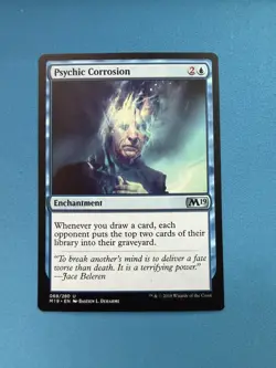Psychic Corrosion Core Set 2019 MTG NM - Image 1