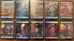 Full Art Foil Land (100) Set - Lorwyn Elclipsed MTG Magic the Gathering - Image 1
