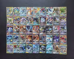 100 Lot Pokemon TCG S-Chinese RR GX Holo Charizard Blaziken Palkia Solgaleo JD90 - Image 1