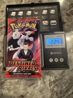 22.41g! HEAVY -Pokemon Destined Rivals Booster Pack (Sealed)-Possible GODU - Image 1