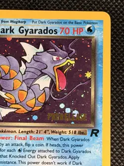 Pokemon TCG Rocket Gyrados Prerelease Pokemon Promos Holo Promo Promo - Image 5