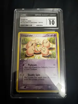 Pokemon TCG EX FireRed LeafGreen Exeggcute 33/112, CGC 10 - Image 1