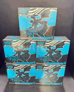 Pokemon TCG Scarlet & Violet Black Bolt Elite Trainer (5) Sealed Boxes 1 Q0003 - Image 1