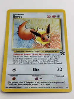 Eevee 11/53 Wotc Black Star Promo Holo Pokemon LP - Image 5