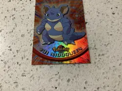 1999 Topps Pokemon TV #31 Nidoqueen Silver Foil Blue Logo - Image 3