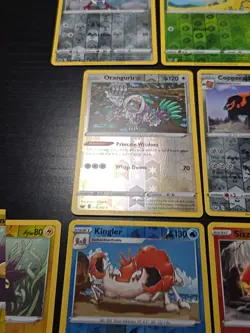 Pokemon TCG Sword Shield Base REV HOLO RARE Oranguru 148/202 Copperajah Kingler - Image 4