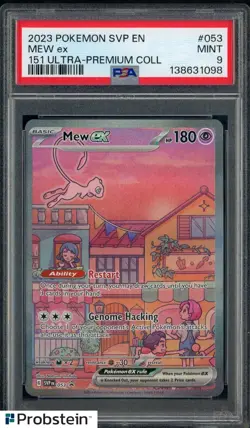 2023 Pokemon SVP EN-SV Promo 151 Ultra Premium Collection #053 Mew EX PSA 9 - Image 1