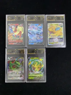 2025 Pokemon TCG S-Chinese RR RRR Rayquaza Gengar Leafeon Charizard OCD 10# JL89 - Image 1