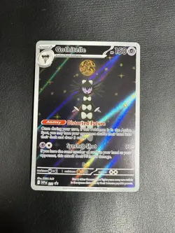 GOTHITELLE 2025 POKEMON SCARLET VIOLET BLACK STAR PROMO #211 - Image 2