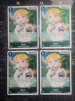 One Piece Nami R Extra Booster: Anime 25th Anniversary Collection x4 EB02-017 NM - Image 1