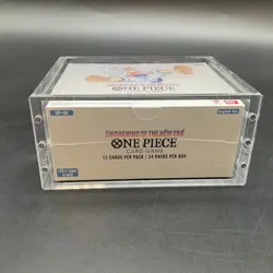 One Piece English Awakening in the New Era Booster Box Sealed w/ Acrylic Case - Image 5