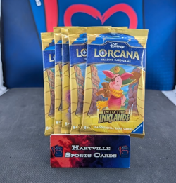 Disney Lorcana Booster Pack Lot Inklands x5, Azurite Sea, Floodborn - Image 1
