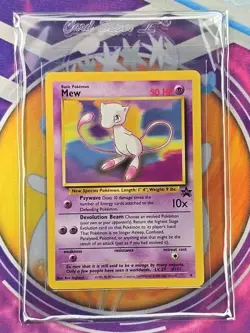 🔥Mew 8 Wizards of the Coast Black Star Promo 8/53 1999-2000 Basic Pokemon Card - Image 4