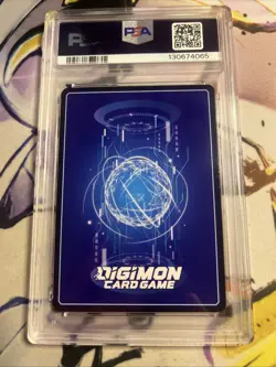 2023 DIGIMON PROMO DIGIMON CARD GAME 2ND ANNIVERSARY SET #084 OMNIMON PSA 10 - Image 2