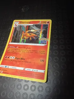 POKEMON CHARIZARD #010/078 RARE HOLOFOIL NM POKEMON GO CARD - Image 3