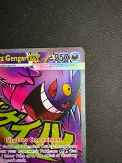 Pokemon TCG Mega Gengar EX Full Art Holo Card 269/217 Psychic 350 HP - Image 2