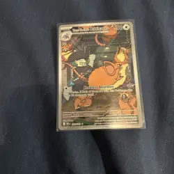 Pokemon TCG Team Rockets Raticate Card 202/182 Destined Rivals Illustration Rare - Image 1