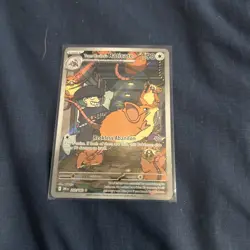 Pokemon TCG Team Rockets Raticate Card 202/182 Destined Rivals Illustration Rare - Image 4
