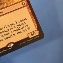 Ancient Copper Dragon Commander Legends: Battle for Baldur's Gate Mtg - Image 5