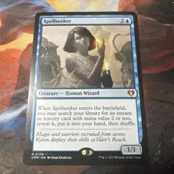 MTG Magic the Gathering Spellseeker (120/1173) Commander Masters - Image 1