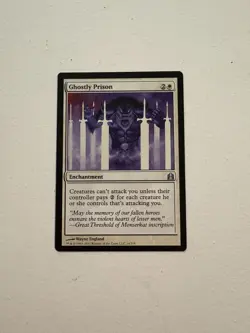 Ghostly Prison (Commander 2011) - Lightly Played (LP) - Magic the Gathering -MTG - Image 1