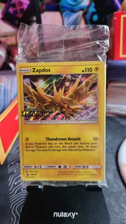 Pokemon SEALED Zapdos SM159 Team Up Prerelease Promo Pack!! - Image 1