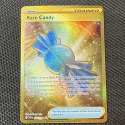 Pokemon Rare Candy 256/198 Gold Secret Rare Holo Trainer SV01 Scarlet & Violet - Image 1