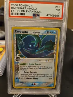 Pokemon Rayquaza EX Holon Phantoms Holo Rare #16 PSA 7 - Image 1