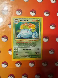 Pokemon Base Set 1999 Venusaur 15/102 | Unlimited | Holo Rare | LP - Image 1