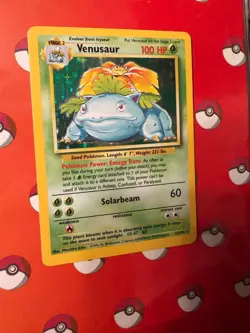 Pokemon Base Set 1999 Venusaur 15/102 | Unlimited | Holo Rare | LP - Image 4