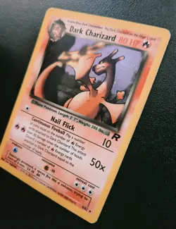 Pokemon Dark Charizard-#4/82-Team Rocket Holo-1999 Vintage-WOTC-MP. - Image 3