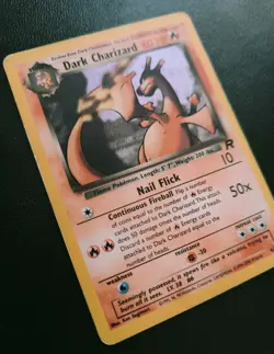 Pokemon Dark Charizard-#4/82-Team Rocket Holo-1999 Vintage-WOTC-MP. - Image 4