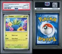 Pokemon Oddish #102 Black Star Promo Path to the Peak 2023 - PSA 10 - Image 3