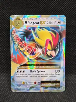 M Pidgeot EX 65/108 Ultra Rare XY Evolutions 2016 Pokemon Holo - Image 1