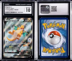 Dragonite V Alt Art 192/203 CGC 10 Gem Mint Evolving Skies Pokemon TCG - Image 3