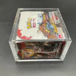 Pokemon TCG Sun & Moon Crimson Invasion Booster Box Sealed w/ Acrylic Case - Image 5
