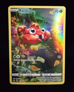 Pokemon TCG - PARAS - GG32/GG70 - FULL ART ULTRA RARE - CROWN ZENITH 2023 - NM - Image 1