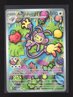 Pokemon ME02: Phantasmal Flames #107/094 Holo Ambipom - Image 1