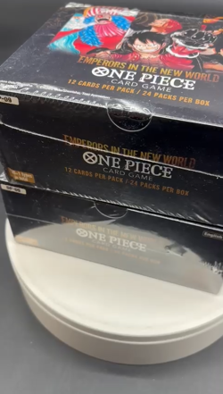 Lot of (2) One Piece EN OP-09 Emperors in the New World Booster Boxes Sealed - Image 2