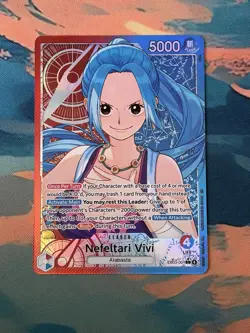 One Piece Nefeltari Vivi Leader Alt Art EB03-001 Heroines Edition English - Image 1