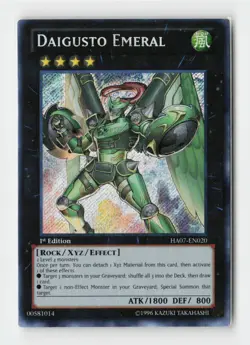 Daigusto Emeral HA07-EN020 Secret Rare 1st Edition Yugioh Card - Image 1