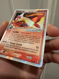 Pokemon Latias EX TCG Dragon Frontiers Holo Card 95/101 Delta Species - Image 3