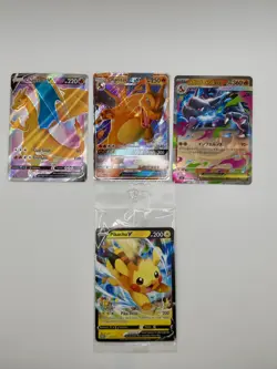 Pokemon Card Lot Full Art Alt Art Fire Charizard Pikachu Promo Rare Promo - Image 1